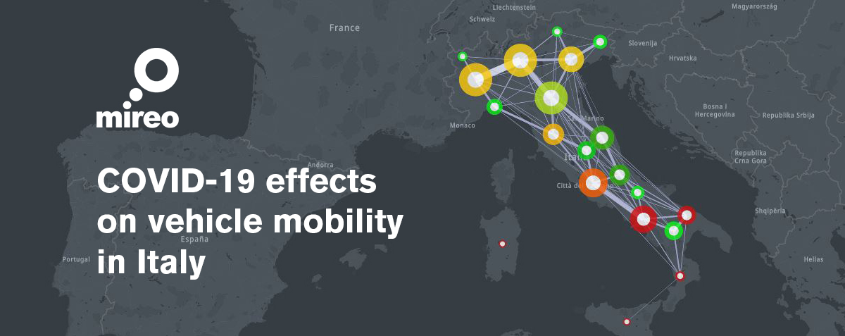 COVID-19 effects on vehicle mobility in Italy