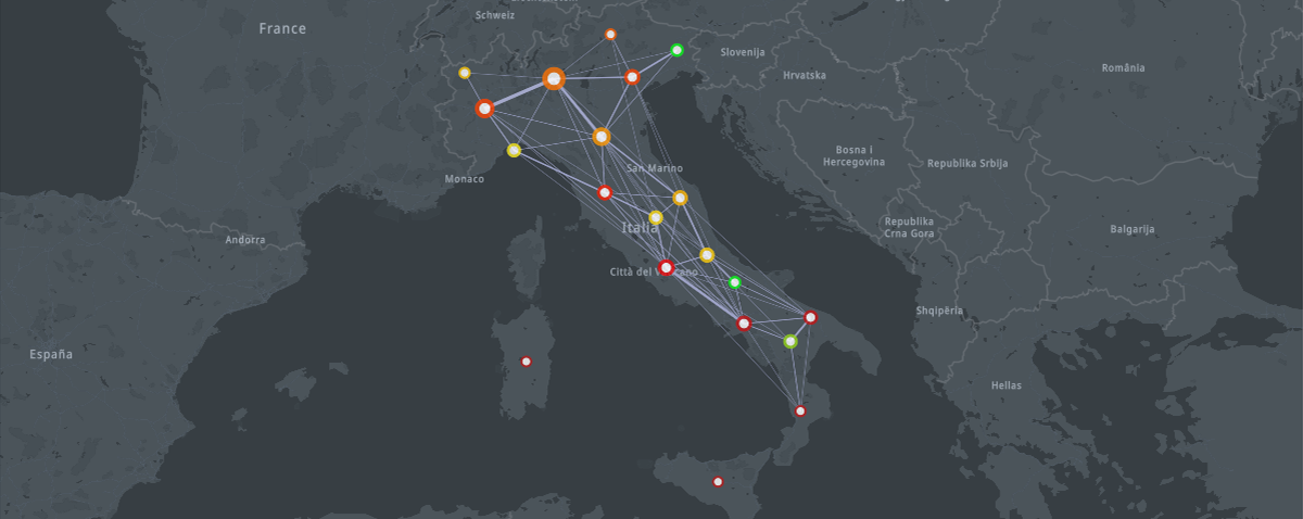 Mobility patterns during the lockdown in Italy