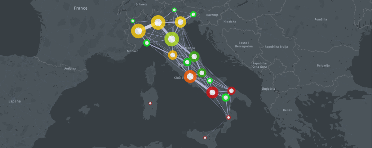 Typical mobility patterns in Italy