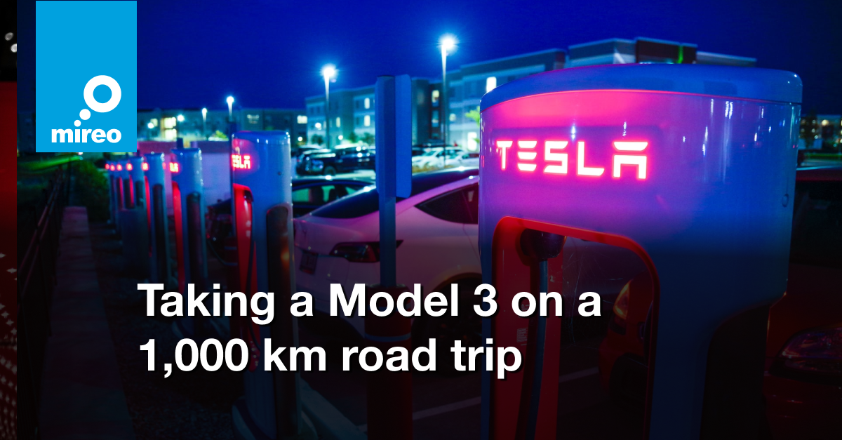 Tesla - 1,000 km road trip in an electric car